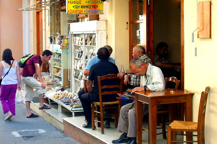 Rethymnon: Seitenstraße am Vier-Märtyrer-Platz